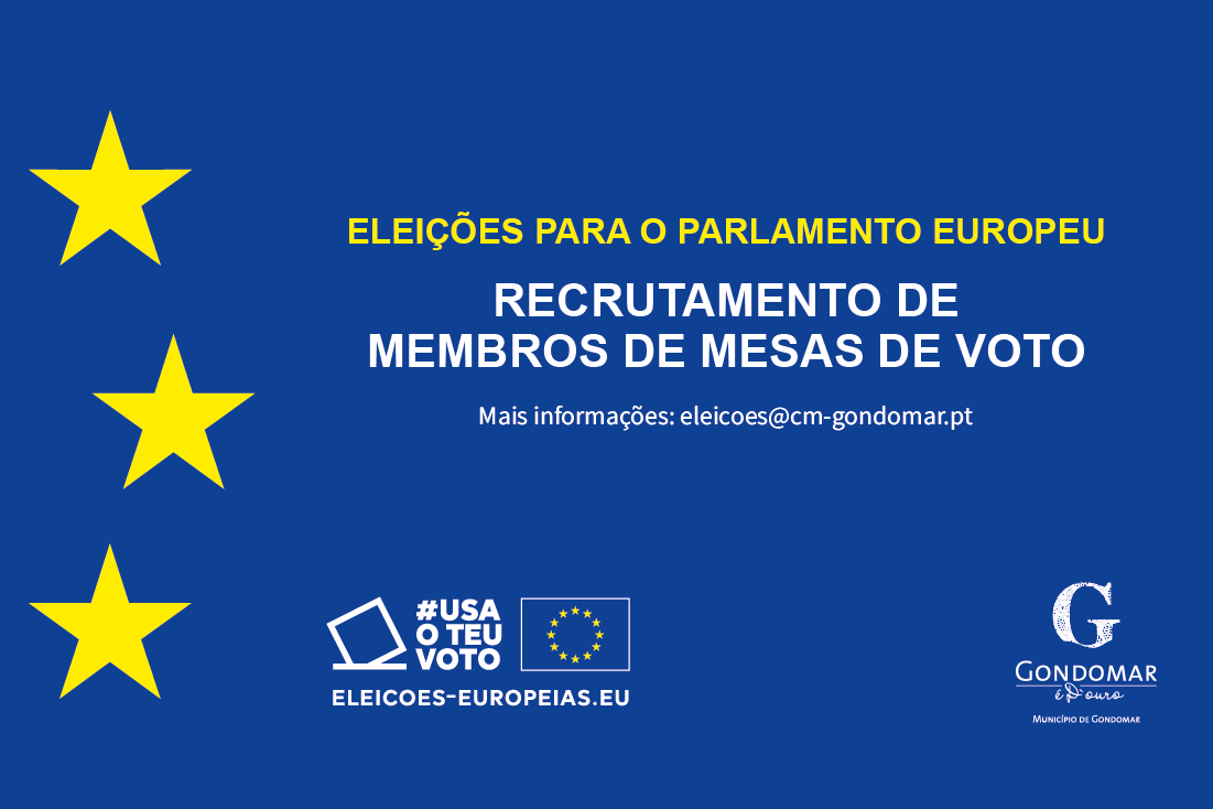 Eleições Europeias: Recrutamento de membros de mesas de voto
