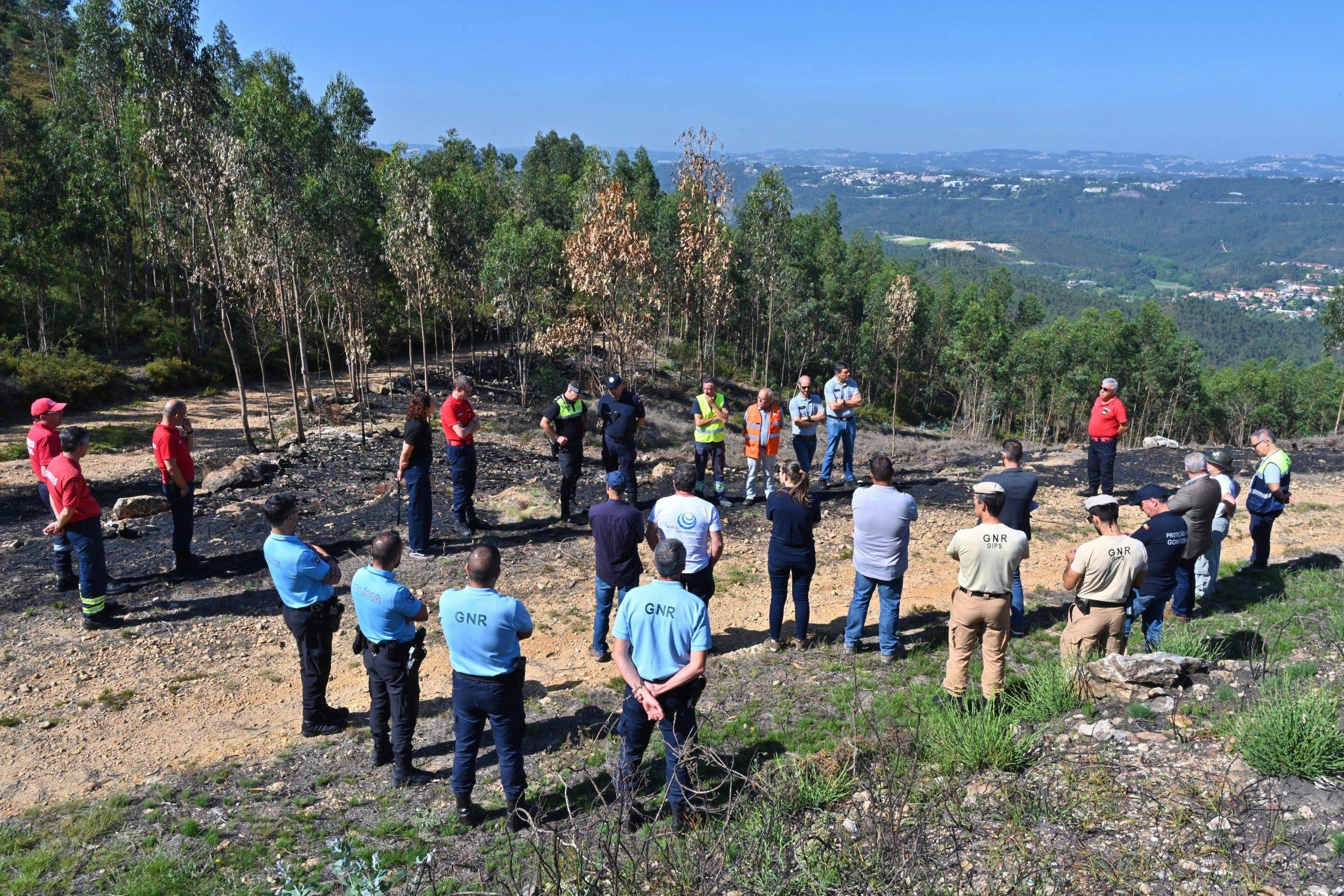 Comissão Municipal de Gestão Integrada de Fogos Rurais reuniu-se nas serras de Gondomar