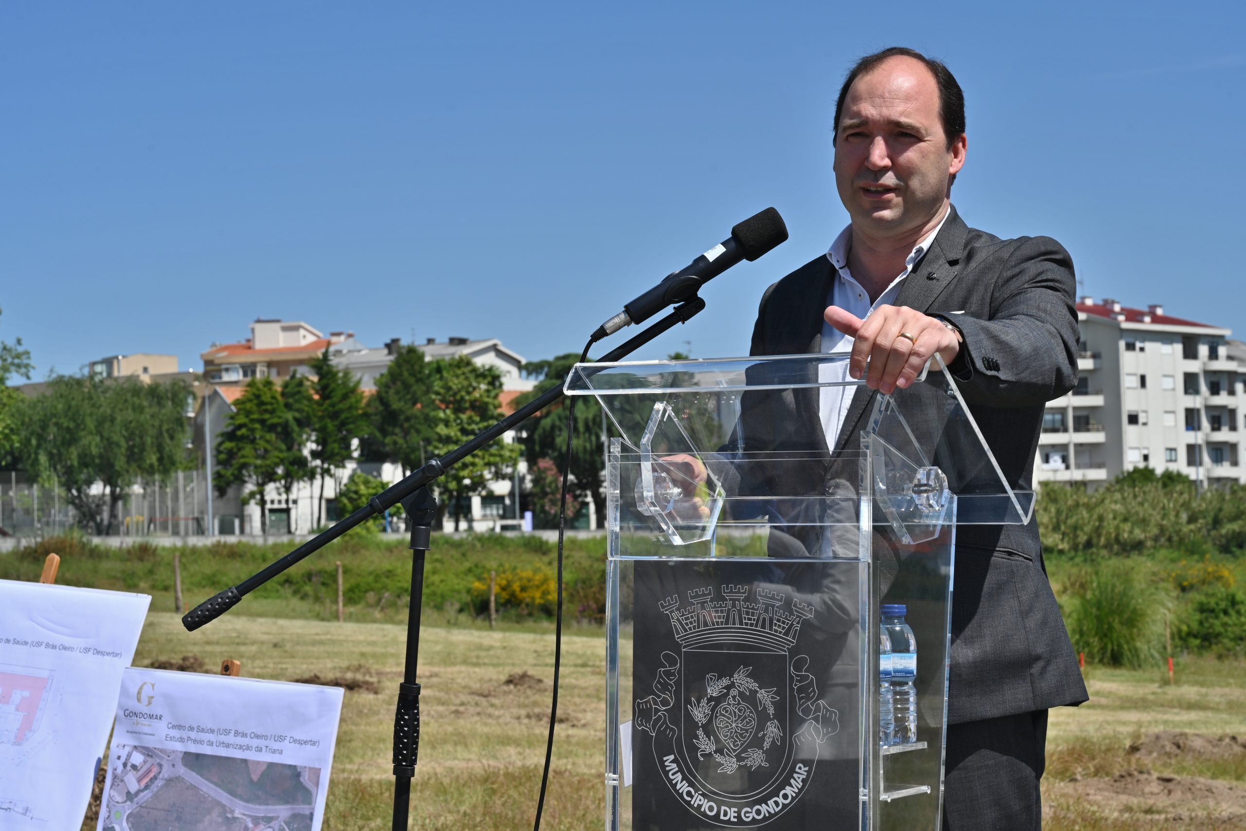 Lançamento da primeira pedra da construção do novo Centro de Saúde Brás-Oleiro em Rio Tinto 5