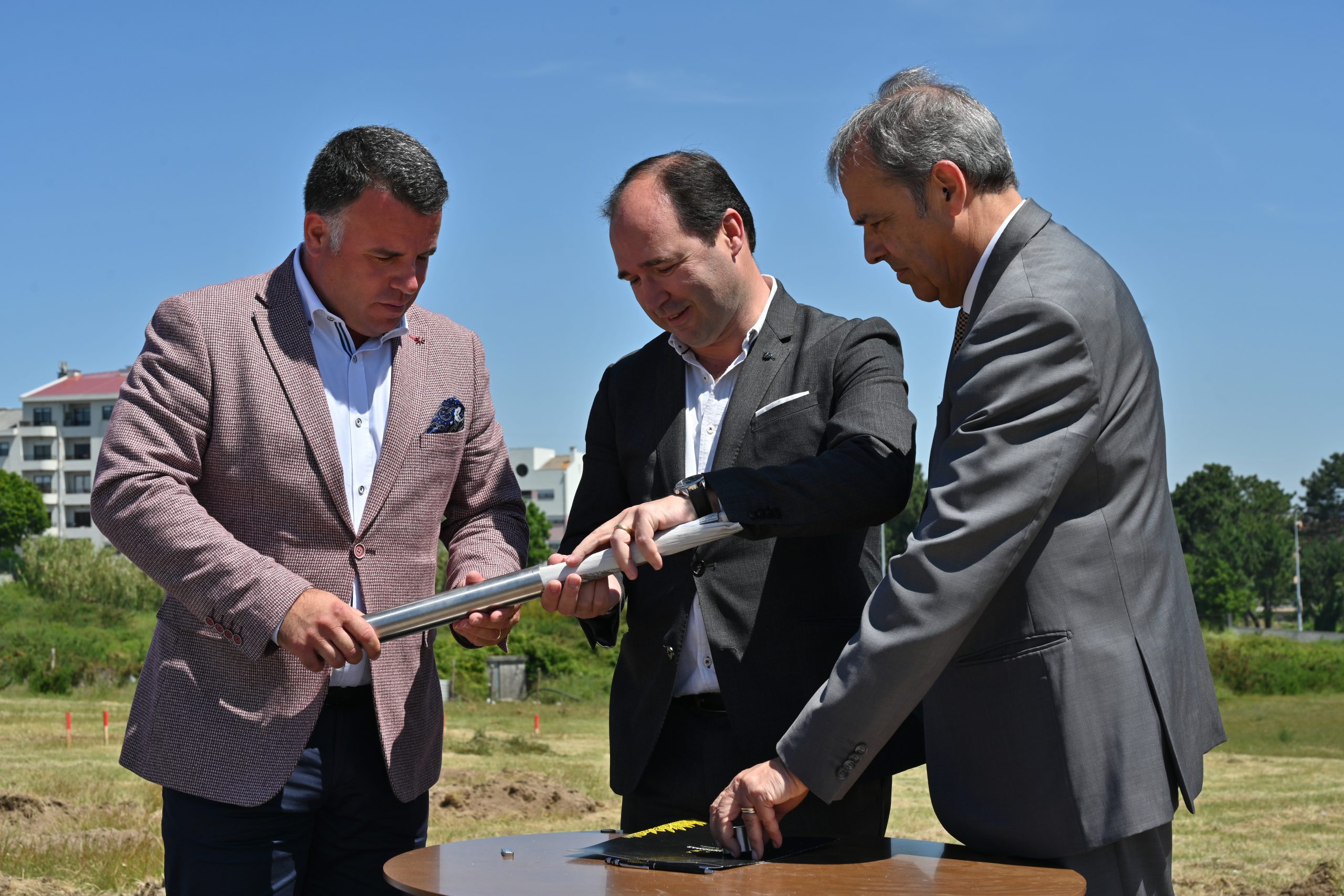 Lançamento da primeira pedra da construção do novo Centro de Saúde Brás-Oleiro em Rio Tinto 9