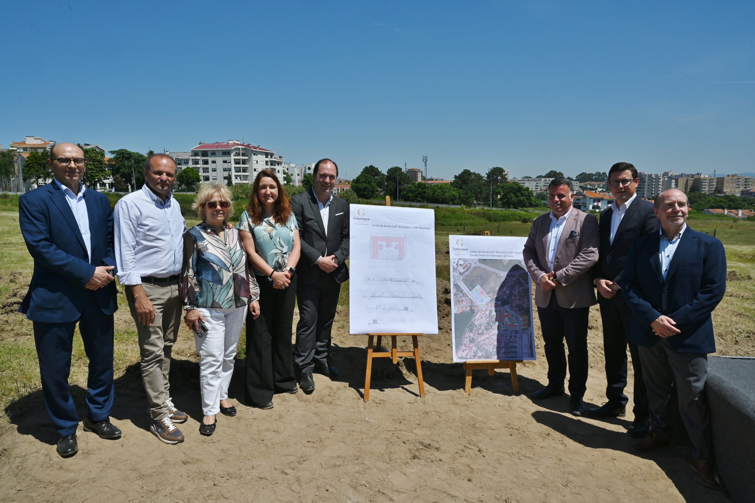 Lançamento da primeira pedra da construção do novo Centro de Saúde Brás-Oleiro em Rio Tinto 6