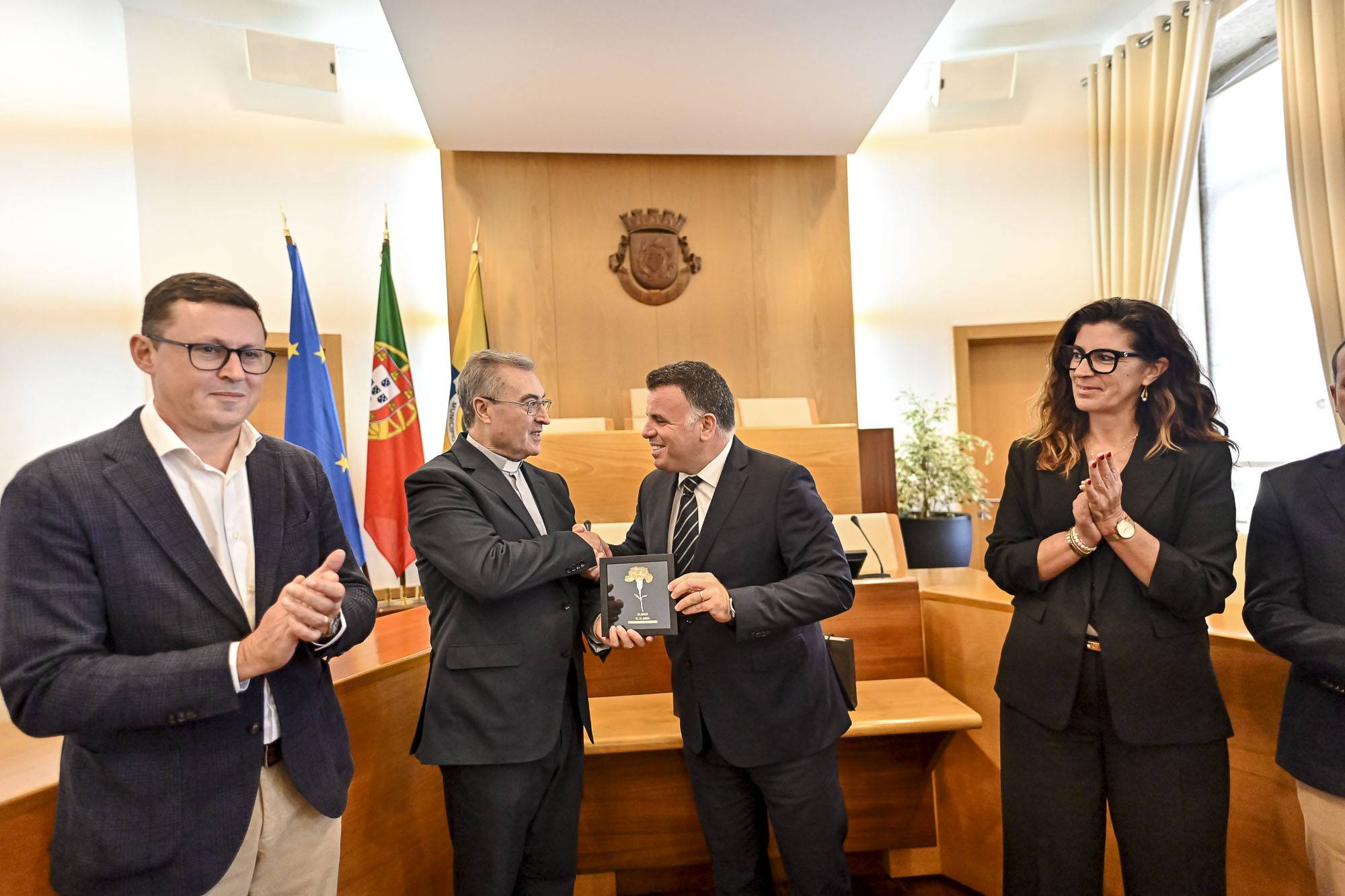 Bispo do Porto recebido na Câmara Municipal de Gondomar 8